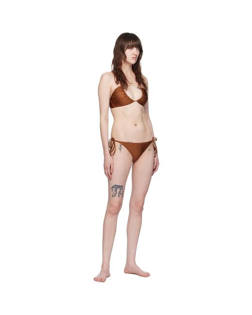 Ganni Multicolor String Bikini Bottoms