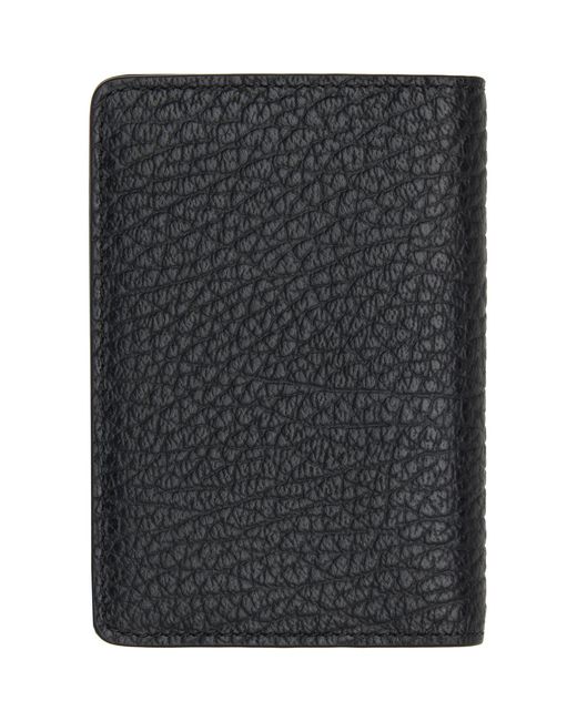 Maison Margiela Black Four Stitches Card Holder for men