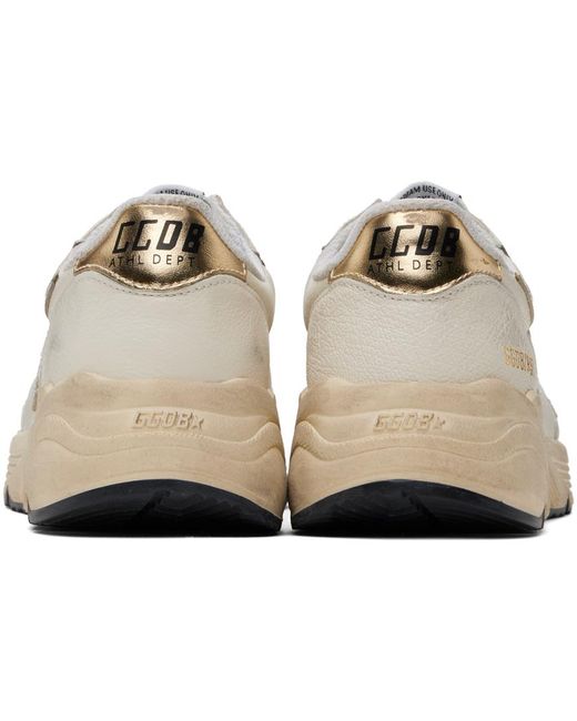 Golden Goose Deluxe Brand Black Off-white Running Sole Sneakers