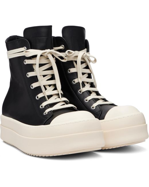 Rick Owens Black Tower Mega Bumper Sneaks Sneakers for men