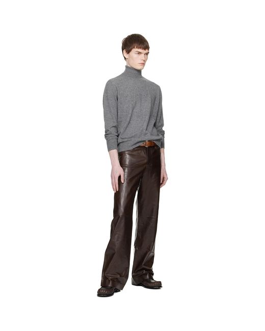 Entire studios Black Knit Turtleneck for men