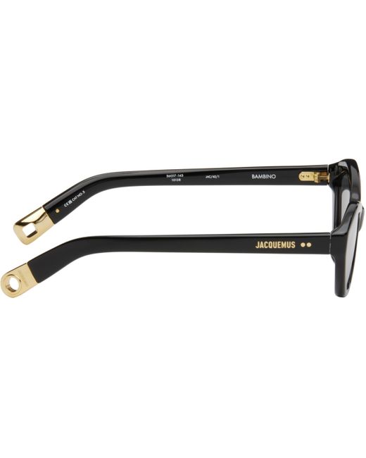 Jacquemus La Casaコレクション ブラック Les Lunettes Bambino サングラス Black