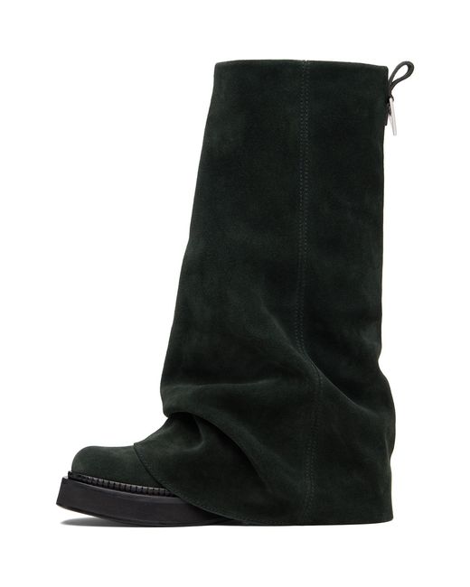 The Attico Black Robin Combat Boots