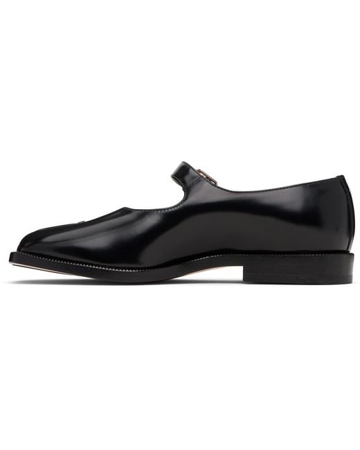 Maison Margiela Black Tabi Mary Jane Loafers