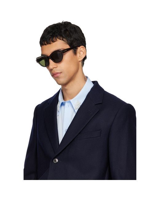 Loewe Green Swan Slim Sunglasses for men
