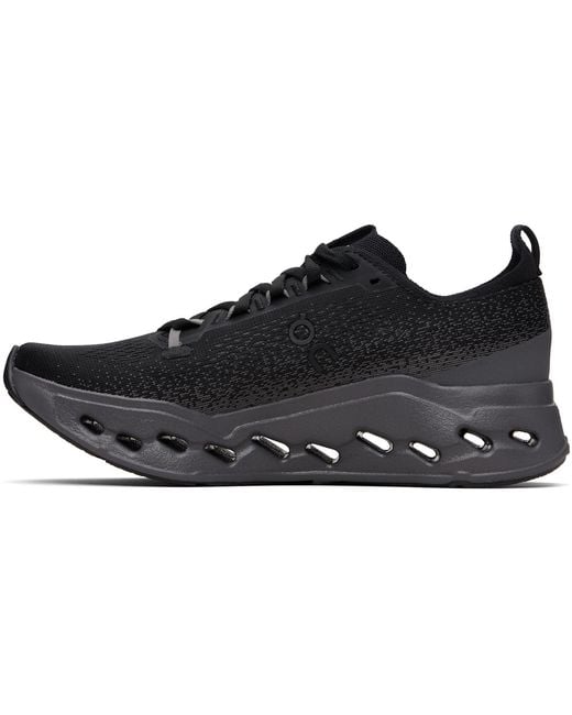 On Shoes Black Cloudsurfer Max Sneakers for men
