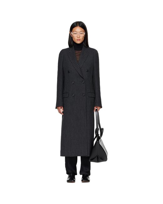 Maison Margiela Black Double Breasted Coat