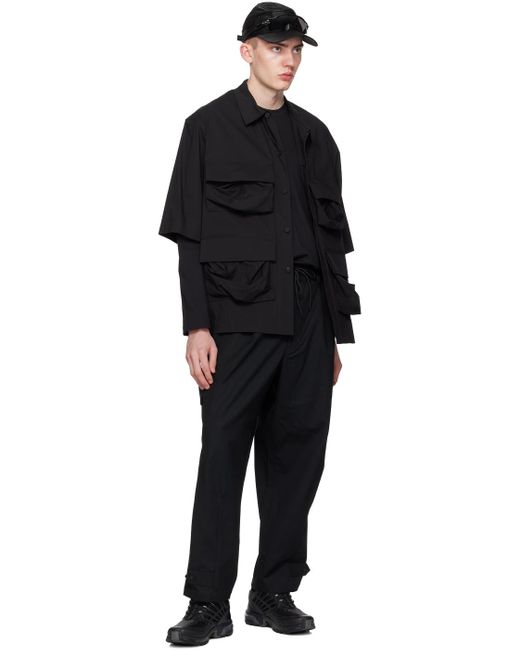 Pantalon cargo de travail noir Y-3 pour homme en coloris Black