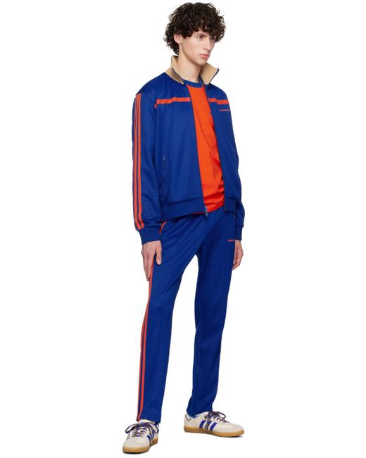 Wales Bonner Blue Adidas Originals Edition Stirrup Sweatpants for men