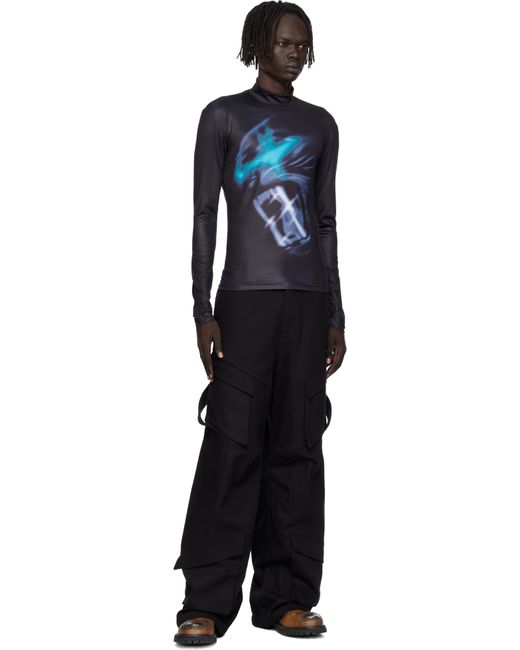 gerrit jacob tops Gerrit Jacob Black Printed T-shirt Gerrit Jacob