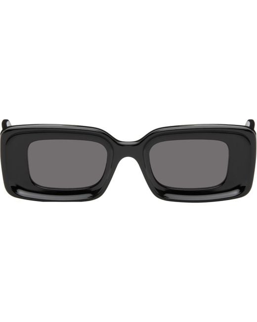 Loewe Black Rectangular Sunglasses