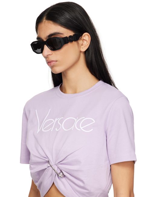 Versace ブラック メドゥーサ ビギー サングラス Black