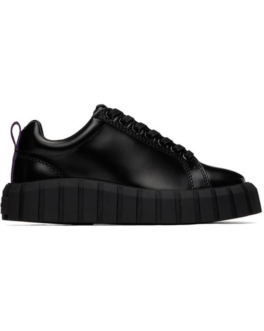 Eytys Black Odessa Leather Trainers for men