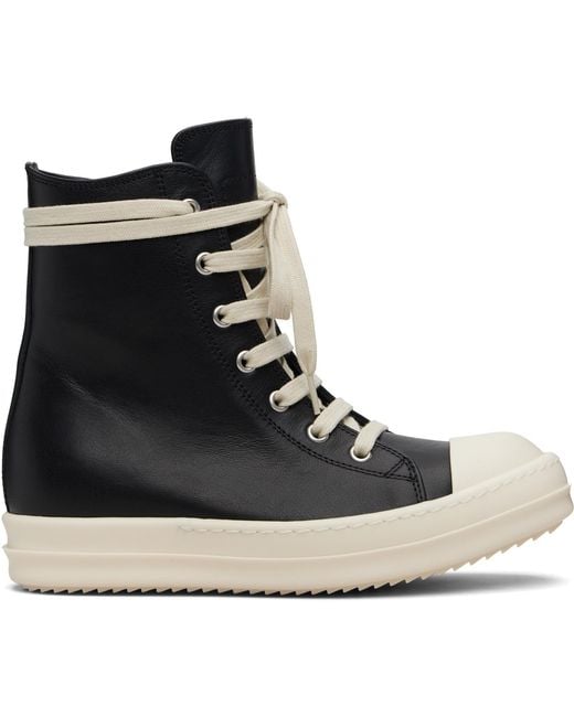 Rick Owens Black Temple Sneakers
