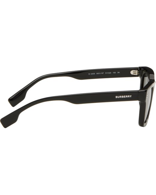 メンズ Burberry ブラック スクエアサングラス Black