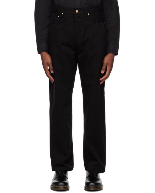 Carhartt Black Derby Trousers for men