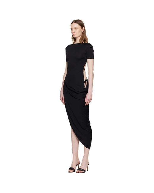 Jacquemus Black 'The Sole' Maxi Dress