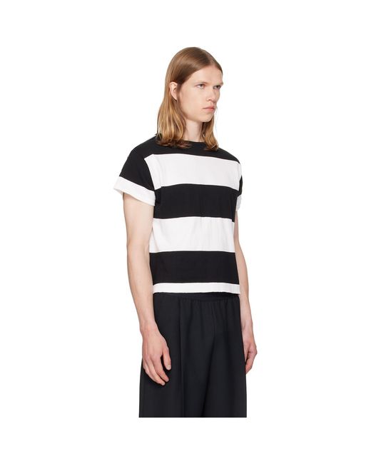 Second/Layer Black Ultimo Knit T-Shirt for men