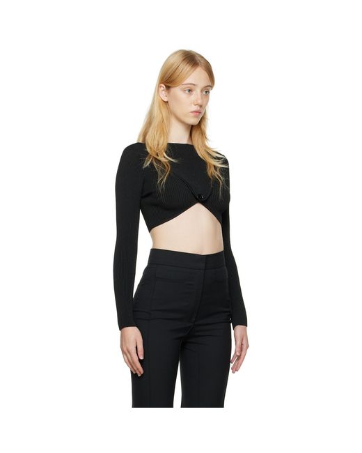 Bevza Black Envelope Sweater
