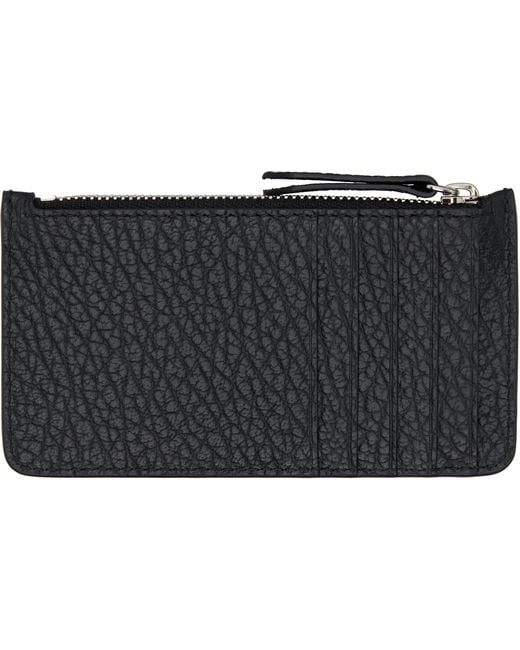 Maison Margiela Black Four Stitches Card Holder