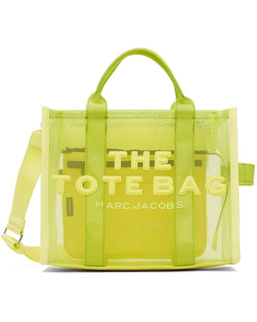 Marc Jacobs Yellow Green Medium 'the Tote Bag' Tote