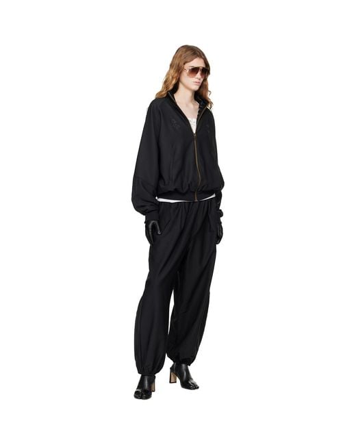 Willy Chavarria Black Adidas Originals Edition Dress Twill Track Pants
