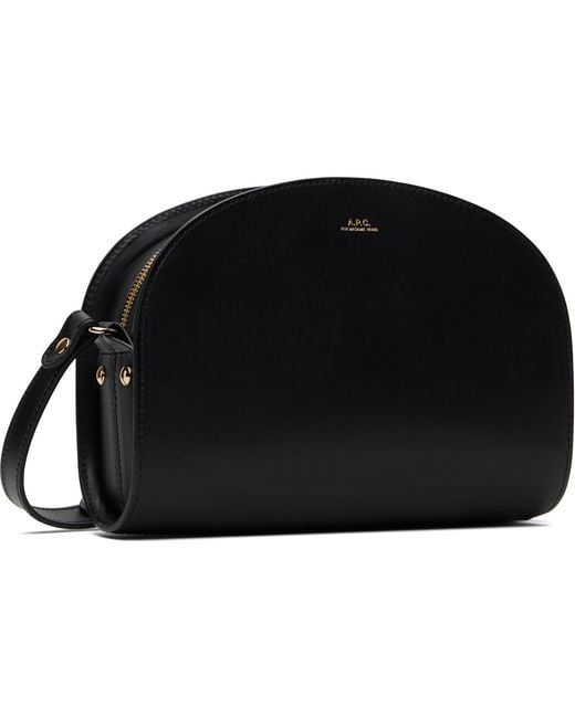 A.P.C. Black Demi-Lune Bag