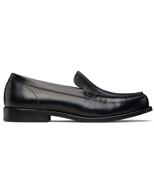 A.P.C. Black Moc Loafers for men