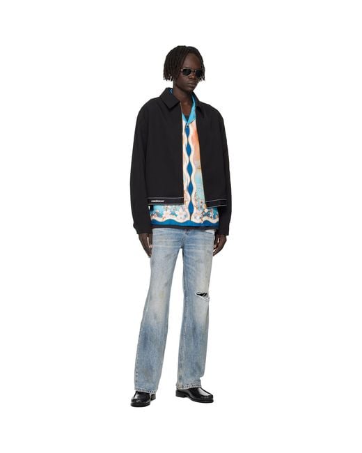 Casablanca Black Sports Tailoring Jacket for men
