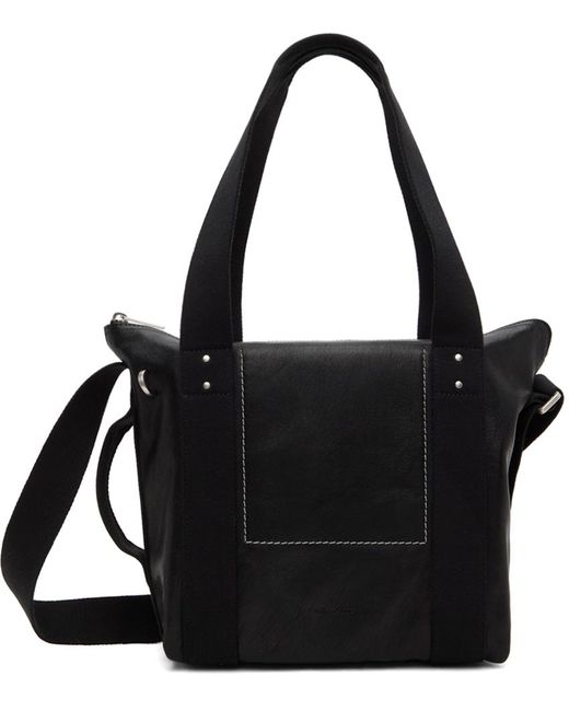 メンズ Rick Owens ミニ Trolley トートバッグ Black