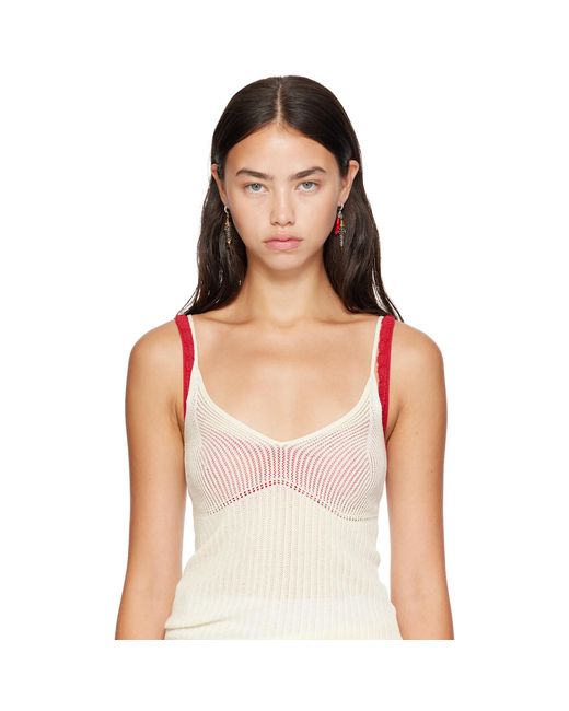Isabel Marant White New River Earrings