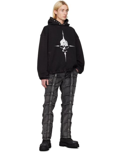 THUG CLUB Peace Stud Hoodie in Black for Men | Lyst Canada