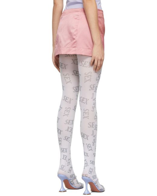 Ashley Williams Ssense Exclusive Cat Miniskirt | Lyst Australia