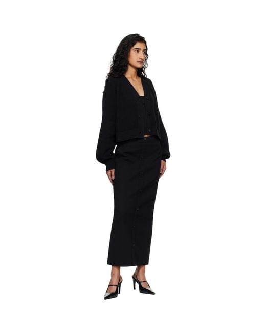 YMC Black Computer Cardigan