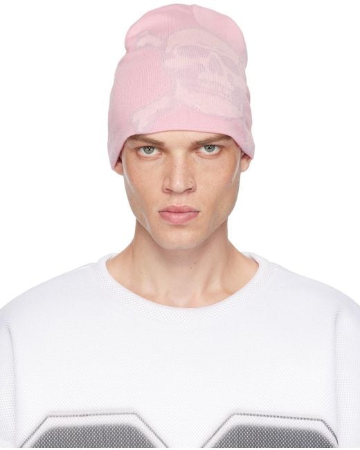 PDF White Skull Beanie for men
