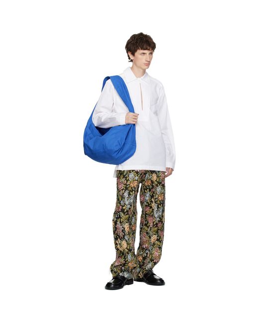 SC103 Blue Cocoon Bag for men