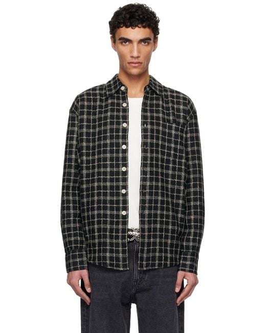 Our Legacy Black Off- Above Shirt for men