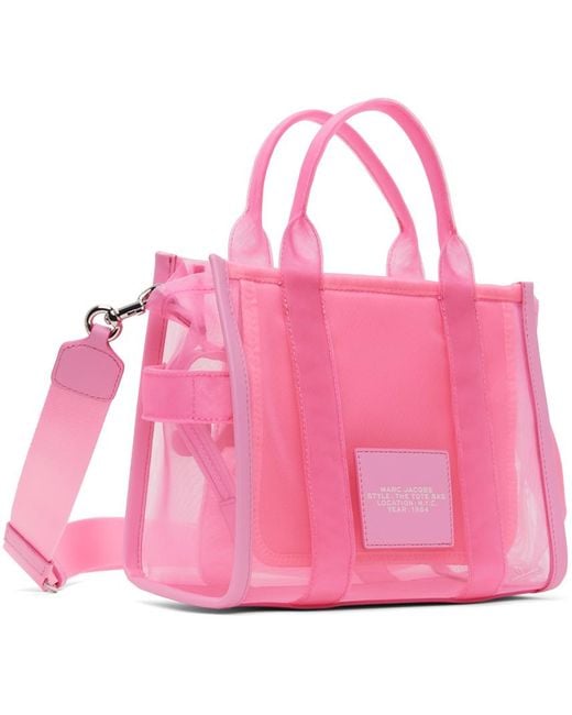 Marc Jacobs Pink 'The Mesh Small' Tote