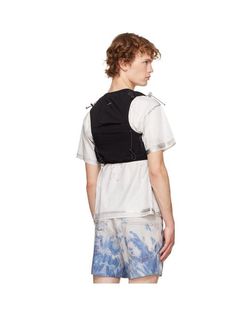 Satisfy White 'Justice Cordura' 5L Hydration Vest for men