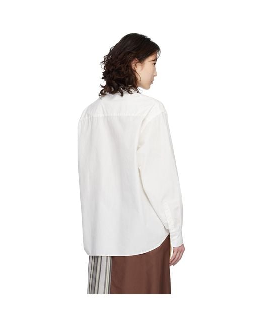 Baserange White Off- Claude Shirt