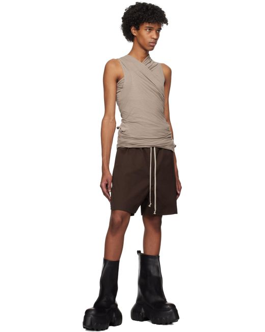 Short Boxeur Brun Rick Owens pour homme en coloris Black