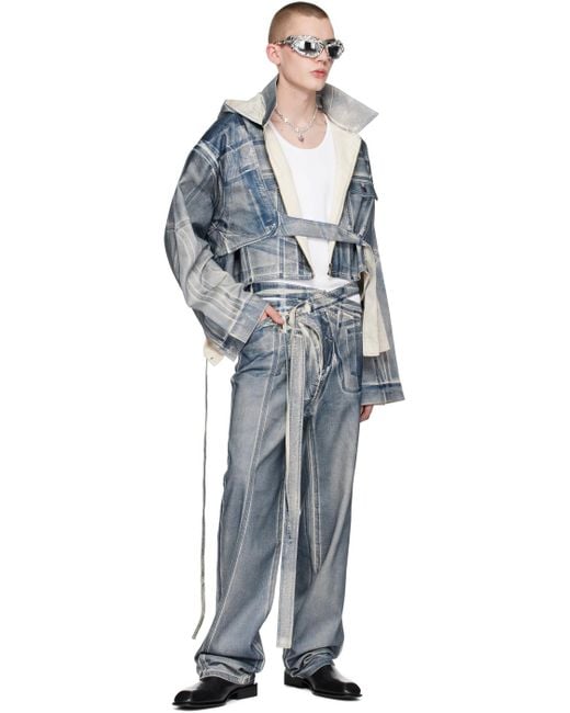 【関税込み】Ottolinger SSENSE限定 ブルー ジーンズ SSENSE Exclusive Blue Jeans by Ottolinger on Sale