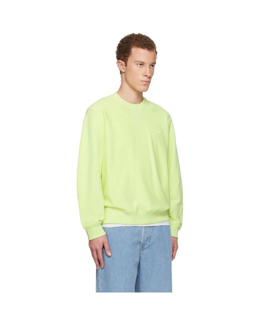 Pull Molletonné Vert Givenchy pour homme en coloris Yellow
