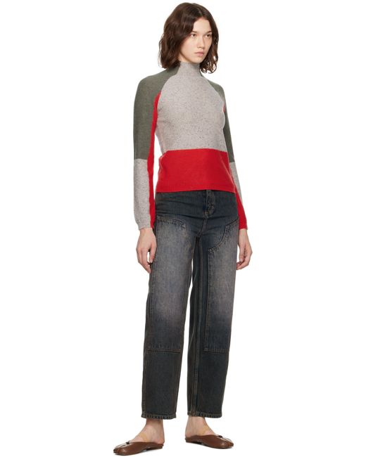Eckhaus Latta Red Racer Turtleneck
