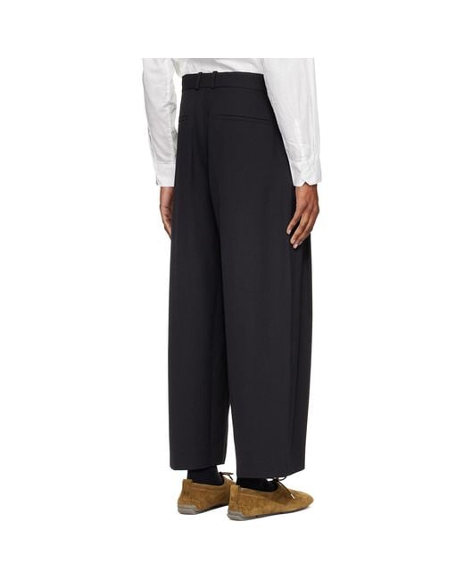 Studio Nicholson Black Line Tailored Trousers for men