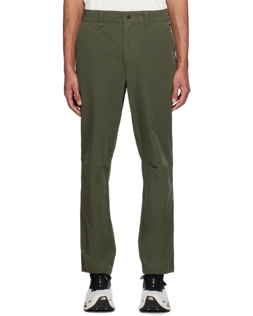 The North Face Green Khaki Paramount Trousers for men