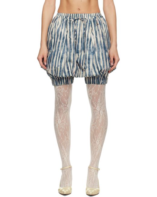 Vivienne Westwood Blue Off- Bloomers Shorts