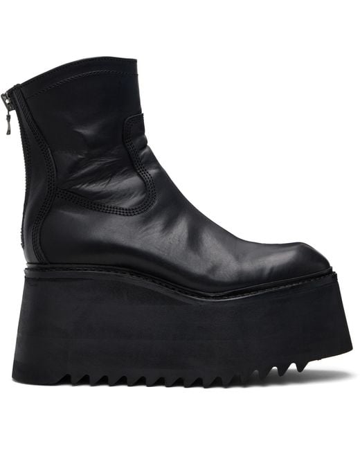 Julius Black Engineer Talos Boots for men