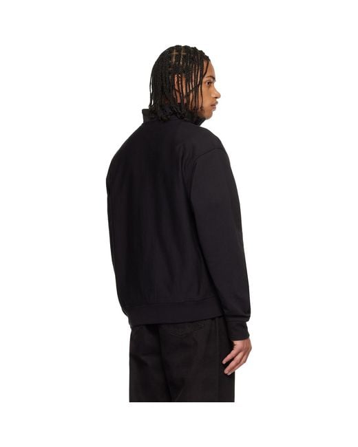 Carhartt Black Half Zip American Script Sweatshirt for men