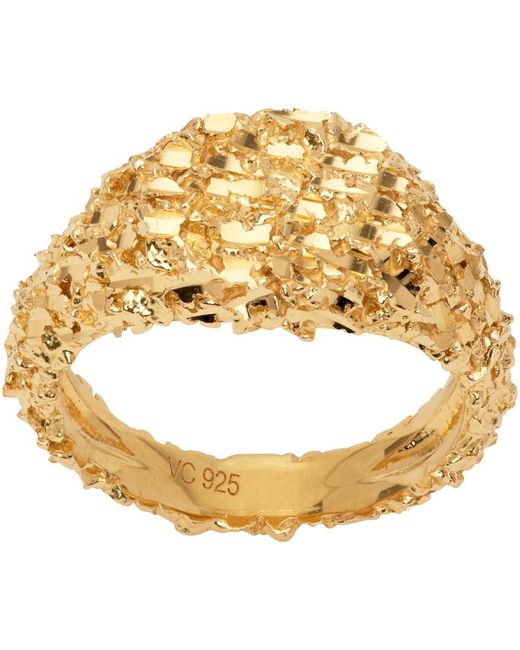 Veneda Carter Metallic Ssense Exclusive Pebble Ring